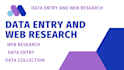 be virtual assistant, data entry, web research in 24 hours