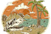 chill art beach and mountain