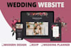 design your wedding website