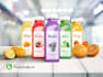 do perfect juice and beverage bottle label design