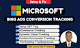 setup or fix microsoft bing ads conversion tracking, uet tag
