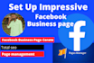 create impressive facebook linkedin business page