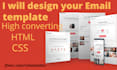 build or design a responsive HTML email template