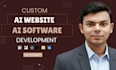 do custom ai website development with ai chatbot, ai software, business website