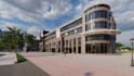 create market, shop, mall, filling station, commercial 3d render and animation