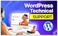 update and manage wordpress website maintenance