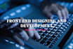 be your front end web developer using html5 css3 bootstrap