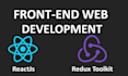 do front end web development in react js and api integration