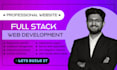 build a custom web app or portal using react and nodejs