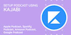 setup your podcast using kajabi