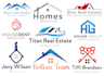 design attractive realtor and property logo