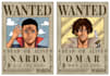 draw wanted bounty poster in one piece