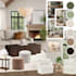 create an interior design mood board and shopping list
