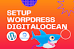 setup wordpress on digitalocean and contabo