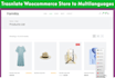 translate woocommerce store to any language