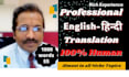 do professional english to hindi translation