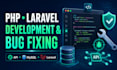 develop and fix PHP laravel web applications