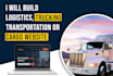 create logistics, trucking, dispatch, transportation, cargo website
