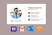 design HTML email signature or clickable email signature