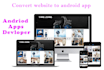convert website to android app professionally