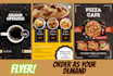 make food menu, menu video, restaurant logo, flyer design