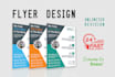 design professional print ready flyer, brochure, poster