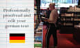professionally proofread and edit your german text