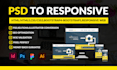be your front end developer of html css bootstrap5
