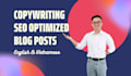 write SEO conversion optimized blog content in english or vietnamese