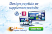 design peptide website research peptide fda complaint peptide website