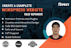 create a full premium website