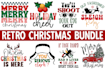 create a unique retro christmas svg cut file bundle for your etsy