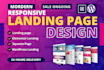 design a landing page or squeeze page with elementor pro