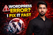 fix wordpress error or customize wordpress wesite