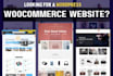 design wordpress ecommerce website online store wordpress woocommerce website