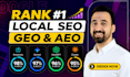 do complete local SEO, gbp optimization with GEO and aeo for ai search