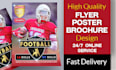 design business and event flyer, brochure