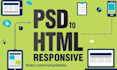 convert PSD to HTML, with fully responsive