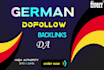 build 20 german dofollow backlinks from germany de deutsche seo linkbulding