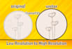 vectorize, tracing redraw image to flat vector illustration art