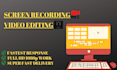 do screen recording and edit video professionally