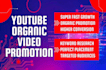 do organic youtube video promotion and backlinks for video seo