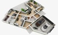 create realistic 3d floor plan rendering