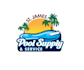 design awesome  pool and spa logo with free source file