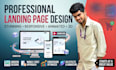 create a beautiful 3d animated landing page for you