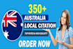 do top 300 local aus citations and directories