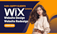 build wix website, wix website design or wix redesign wix business website
