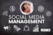 management of your social media and content creation