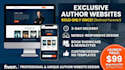 design an exclusive author website for your books and portfolio