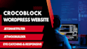 build wordpress website with elementor pro and crocoblock